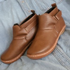 Moccasin Type Ankle Booties